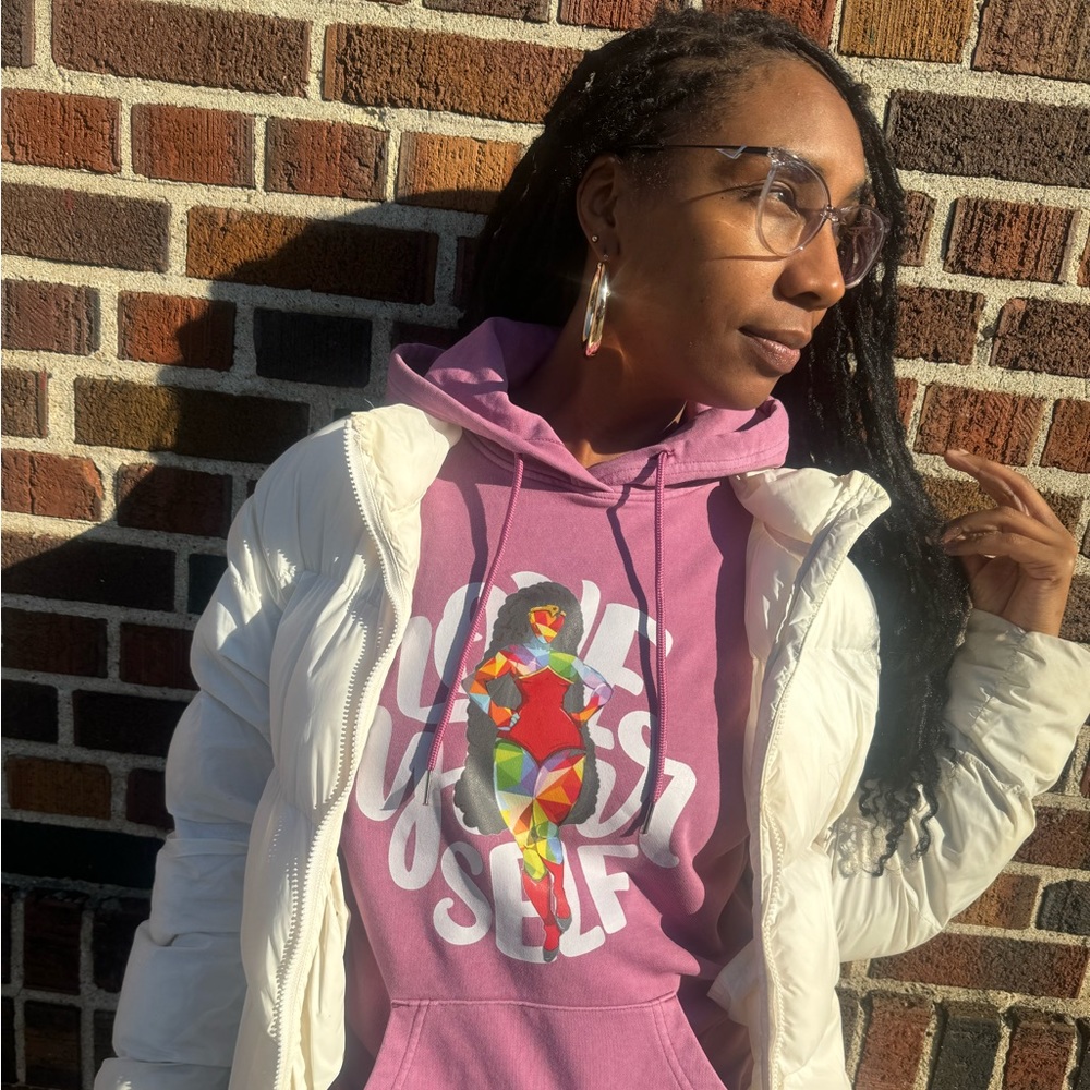 Love yourself hoodie designed by me